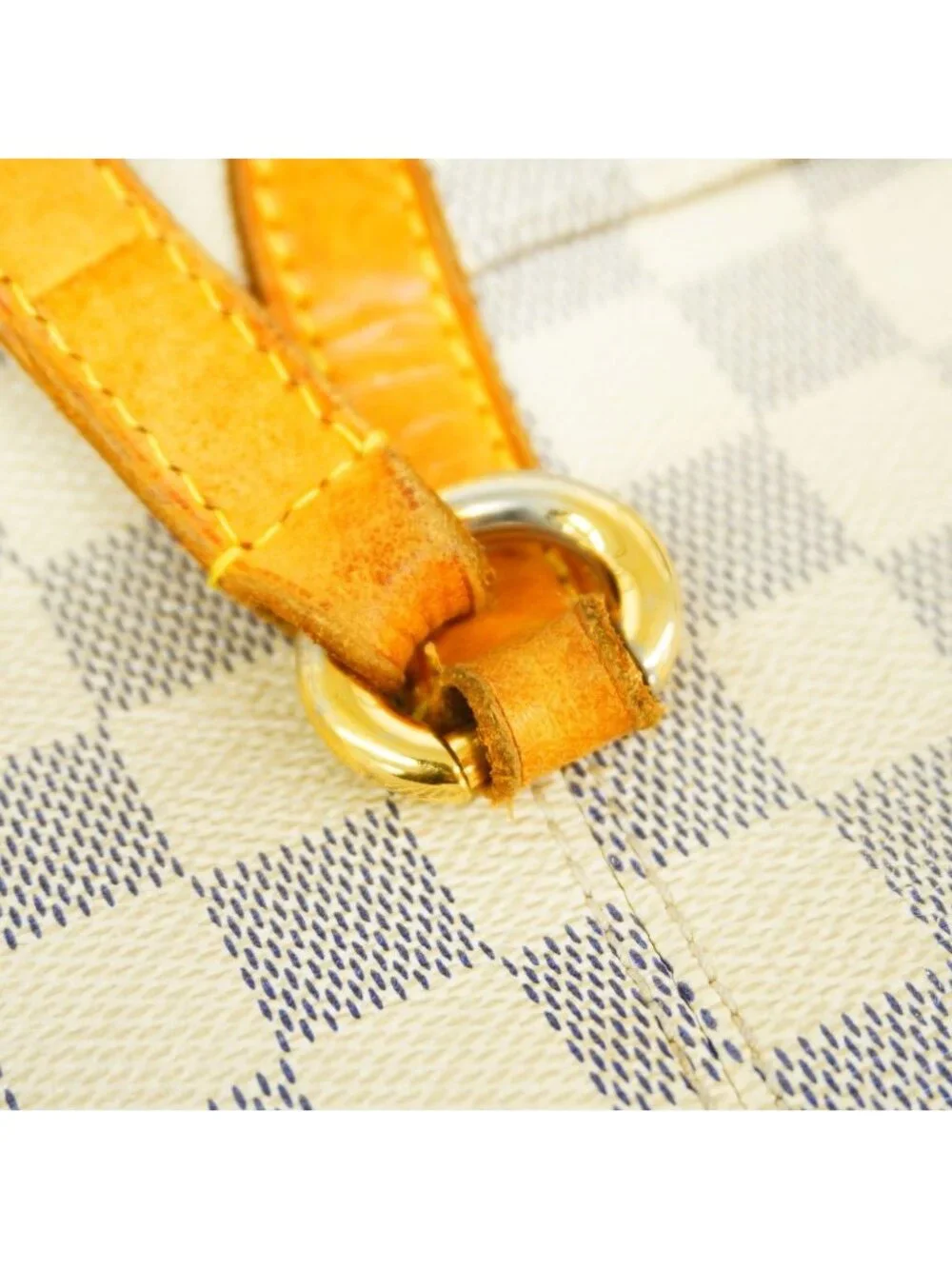 Louis Vuitton Tote Bag Damier Azur Totally MM White